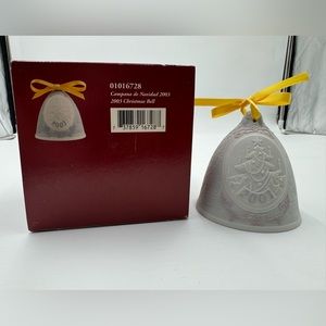 2003 Lladro Christmas bell in mint/new condition with original box.